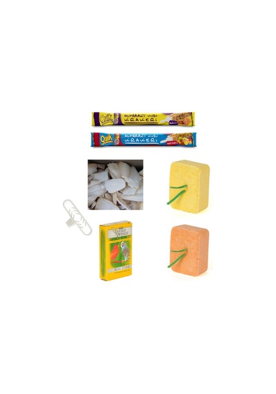 Purecanpati 30 Gr Kırıklı Kalamar Kemiği+meyveli Ve Ballı Kraker+