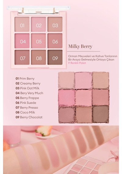 Dasıque Shadow Palette 33 Milky Berry