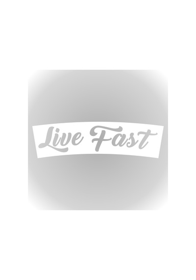 Live Fast Oto Sticker Araba Cam Sticker