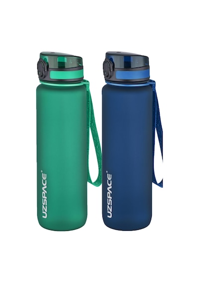 Uzspace 2'li Tritan Matara Seti 1000 Ml Büyük Boy 14 Farklı Renk Seçeneği Fiftyfifty -3038seta Koyu Yeşil - Lacivert Uzspace 2'li Tritan Matara Seti 1000 Ml Büyük Boy 14 Farklı Renk Seçeneği Fiftyfifty -3038seta Koyu Yeşil - Lacivert