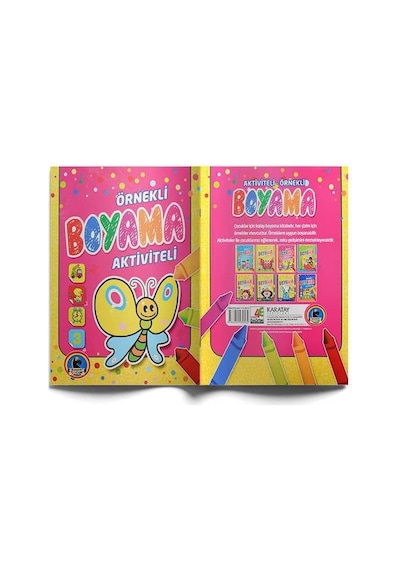 Aktiviteli Örnekli Boyama Kitabı 1 Adet