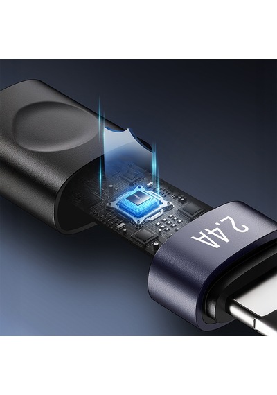 Recci Rs50l Usb-a To Lightning Örgü Tasarımlı Hızlı Şarj Özellikli Data Ve Şarj Kablosu 1m Siyah