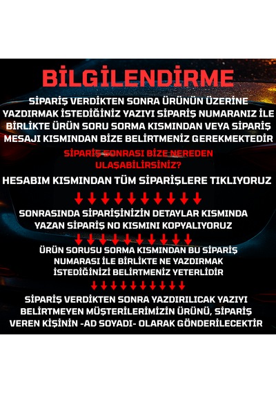 Kişiye Özel Motor Pleksi Plaka Hologram Yazı İstediğinizi Yazdırın