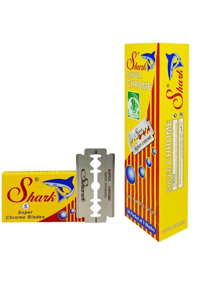 Shark Super Chrome Tıraş Bıçağı 100'lü Çift Kenarlı Yaprak Jilet