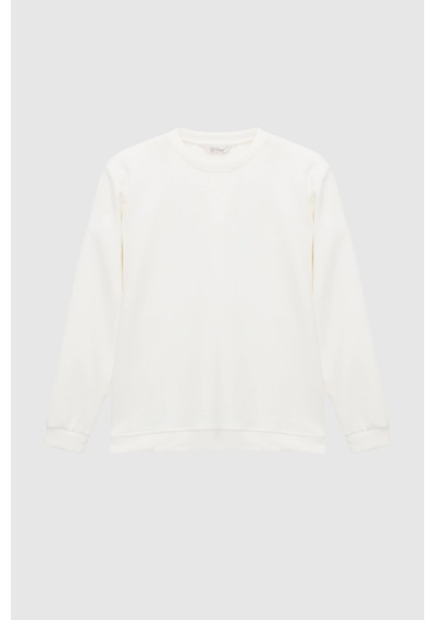 D'S Damat Ds Damat Regular Fit Ekru Düz Sweatshirt 5hce26172205m Çok Renkli