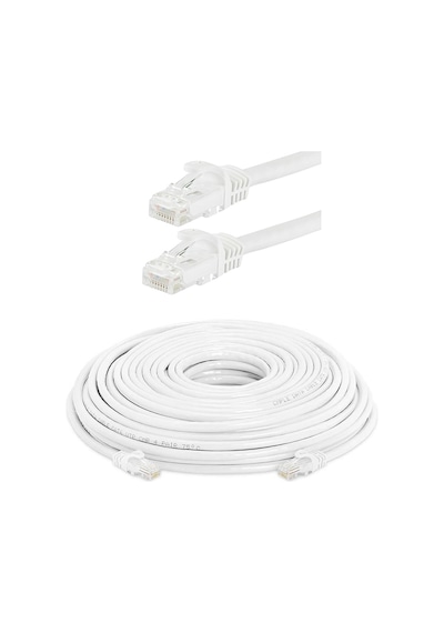 Cat6 Ethernet Internet Lan Network Patch Kablo - Fabrikasyon 40Mt