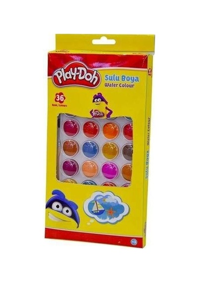 Play-doh 36 Renk Suluboya 23 Mm Play-su010 Karışık