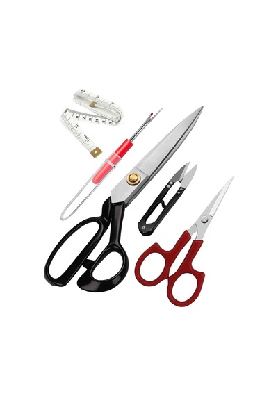 Lexroo Çelik Profesyonel Kumaş Kesim Makası Set 8 No 20cm