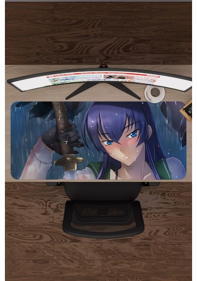 Highschool Of The Dead Anime V2 - 90x40 Xxl Gaming Kauçuk Kaymaz Taban Mouse Pad Fare Altlığı