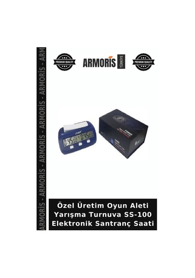 Özel Üretim Oyun Aleti Yarışma Turnuva Ss-100 Elektronik Santranç Saati Çok Renkli