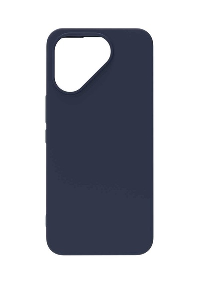 Tecno Pova 7 Pro Kılıf Kamera Korumalı Silikon Rubber Arka Kapak Lacivert