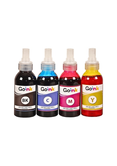 Goink Canon Gı-50 Uyumlu 4 Lü Mürekkep Seti 4x100 Ml Cmyk Özel Valfli Kapaklı, Sızdırmaz, Yüksek Kalite