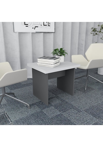 Plus 4'lü Ofis Takımı  Model 7 Füme Beyaz
