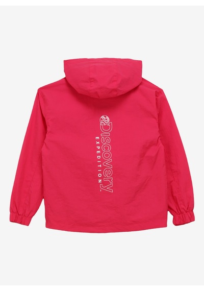 Discovery Expedition Fuşya Kız Çocuk Kapüşonlu Oversize Su İtici Mont D4sg-mnt3060