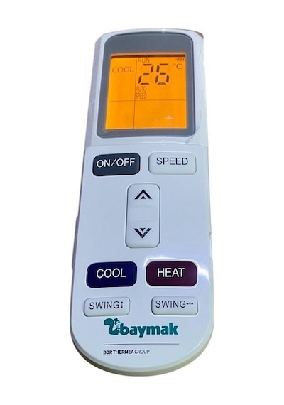 Baymak İle Uyumlu Model Ykr-l /201e İnveter Klima Kumandası