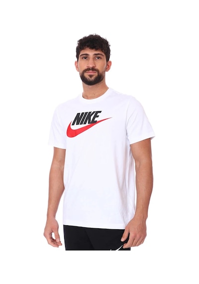 Nike Mens İcon Future Tee Baskılı Erkek Günlük Tişört Beyaz