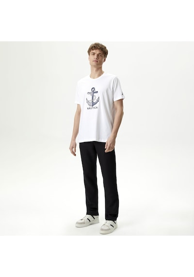 Nautica Erkek Siyah Classic Fit Pantolon Düz P45600t Siyah