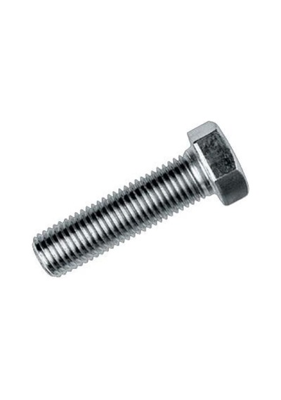 M8x25 Civata Beyaz Tam Paso 10 Adet