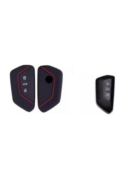 Mk4 Yeni Seat Leon Ve Fr Silikon Anahtar Koruma Kılıfı Siyah Renk