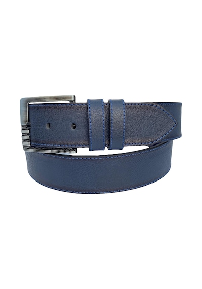 Süzer Deri Lacivert Suni Deri Mavi Dikişli Model 4.5 Cm.lik Unisex Spor Kemer - 4547 Lacivert
