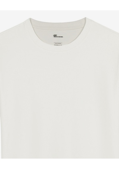 Skechers M Regular Box Logo T-shirt Erkek Beyaz S2620057-3855