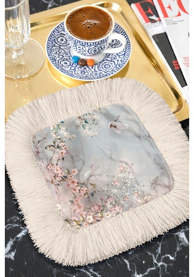 Romantik Çiçekli Kuşlu Saçaklı Sunum Peçetesi - Pastoral Bahar Bohem Pudra Kahve Yanı Sunum Mendili Okyanus Gül Pembesi Romantik Çiçekli Kuşlu Saçaklı Sunum Peçetesi - Pastoral Bahar Bohem Pudra Kahve Yanı Sunum Mendili Okyanus Gül Pembesi