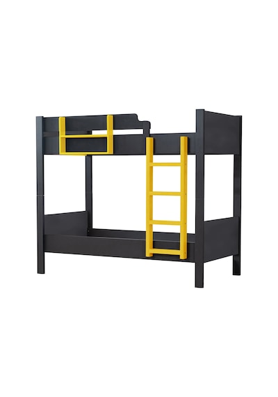 Setaymobilya Ranza, Asya Ayrılabilir Ranza-Antrasit-Sarı+2 Adet Comfort Yatak