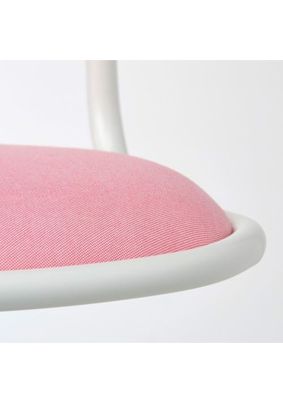 Ikea Örfjäll Çocuk Çalışma Sandalyesi, Beyaz-vissle Pembe