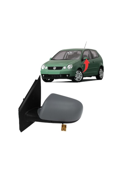 Vw Polo Sol Ayna Komple Manuel 2002-2006 6Q1857507F