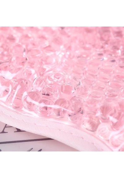 Terapi Jel Yüz Maskesi Soğuk Ve Sıcak Boncuklu Ayarlanabilir Maske Pembe