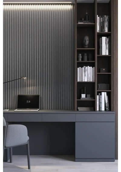 Vilo Mpc S Çıta Duvar Paneli Brushed Steel 265cm Yapıştırmalı Montaj - Neme Ve Darbeye Dayanıklı