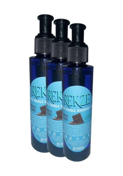Hintohu Rekze Erkeklere Kadınlara Özel Çikolata Aromalı Masaj Yağı Pure Edible Chocolate Flavor Massage Oil 125ml 3 Adet