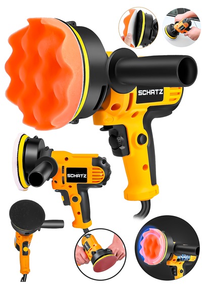 Schatz 450w Elektrikli 125 Mm Dikey Polisaj Zımpara Makinesi Sarı S02125