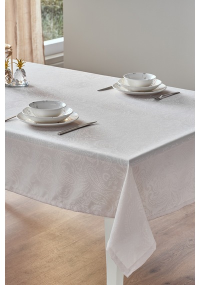Doqu Home Glory Masa Örtüsü 140x240cm - Bej Bej