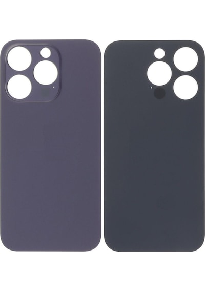 Apple Uyumlu iPhone 14 Pro Mor Arka Kapak Batarya Kapağı Pil Kapağı Mor
