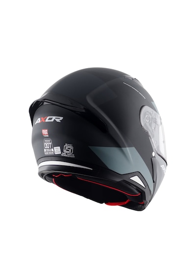Axor Hunter Turbo Black Grey Dull Ece 22.06 Kapalı Kask Mat Titanyum - Siyah
