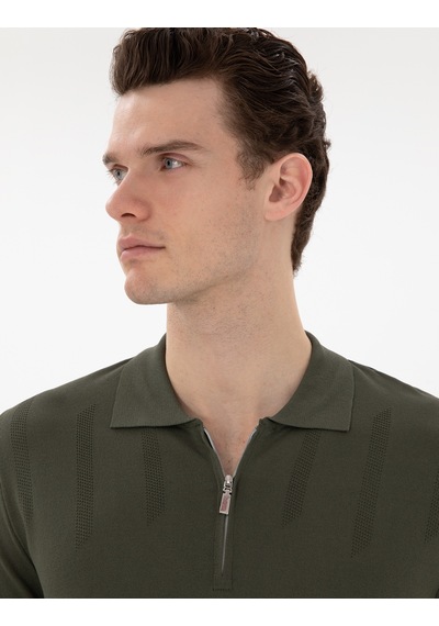 Pierre Cardin Erkek Haki Kazak /triko 50305984-vr027 Haki