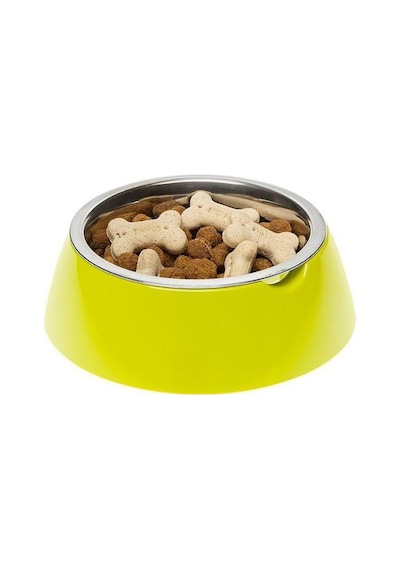 Ferplast Jolie Kedi Ve Köpekler İçin Çelik Mama Ve Su Kabı Yeşil 500 Ml S
