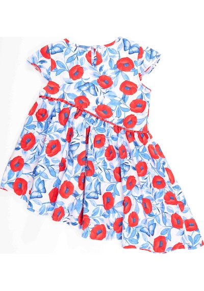Denokids Mshb&g Gelincik Kız Çocuk Elbise Çok Renkli