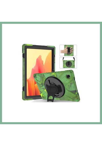 Bşkvirgo Samsung Galaxy X200 Tab A8 10.5 Kılıf Amazing Tablet Kapak - Kamuflaj Bsk2026
