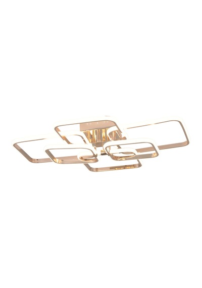 Pl 01 6 Model Gold 3 Renkli Salon Ve Oturma Odası İçin İdeal Alüminyum Avize, 75x10 Gold