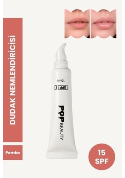 Pop Beauty Dudak Nemlendirici Lip Gloss SPF15 Pembe