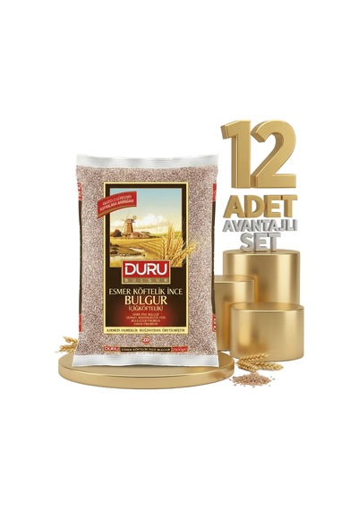 Duru Esmer Çiğ Köfte Bulgur 12x1 Kg