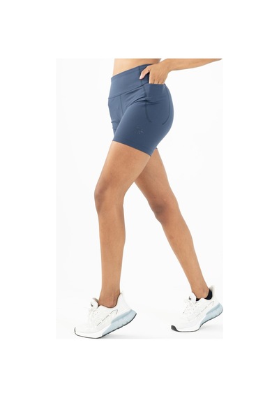 Maraton Active Slimfit Kadın Şort Fitness Navy Şort 22268-navy