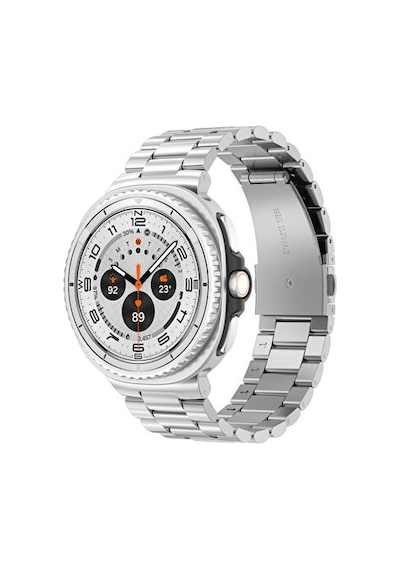 Samsung Galaxy Watch 8 40mm /watch 8 44mm / Classic 46mm Uyumlu Paslanmaz Çelik Metal Baklalı Kordon