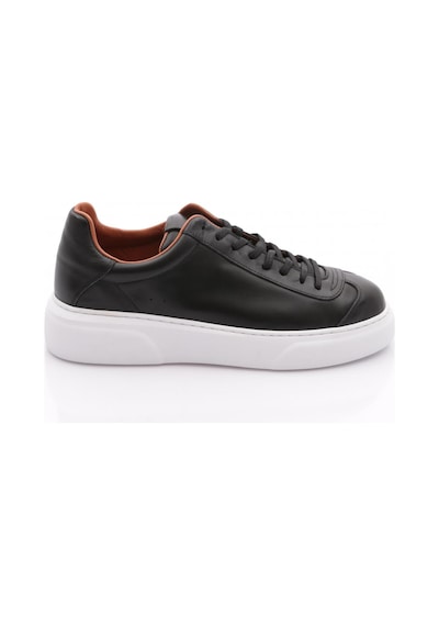 Dgn Luca Erkek Sneakers Ayakkabi Siyah Antik Beyaz