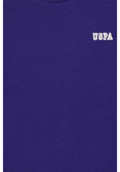 U.S. Polo Assn. Erkek Çocuk Mor Bisiklet Yaka Tişört 50298086-VR038