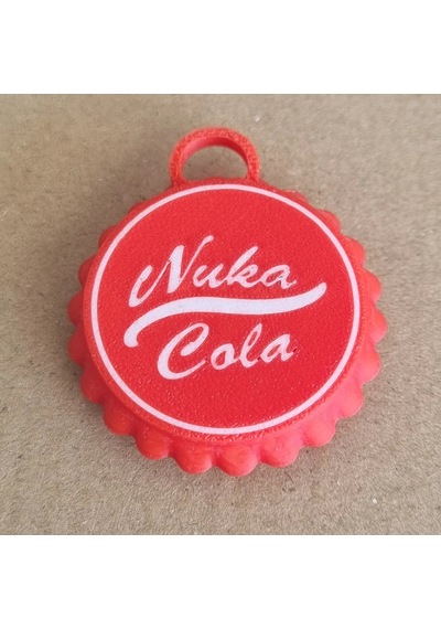Nuka Cola Kapak Görünümlü Apple Uyumlu AirTag İçin Kılıf Anahtarlık Keychain