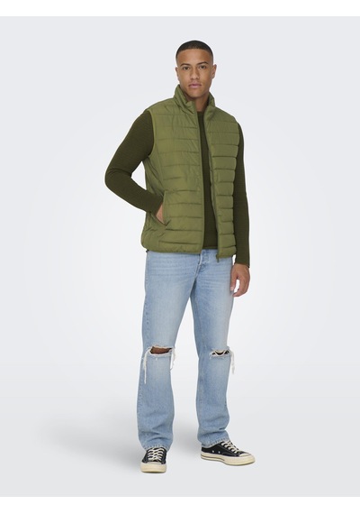Only & Sons Onsbron Quılt Vest Otw Vd Erkek Yeşil Yelek - 22025685