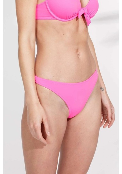 U.S. Polo Assn. Kadın Pembe String Bikini Alt Pembe